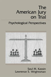 The American Jury On Trial: Psychological Perspectives book cover