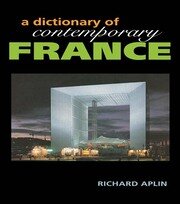 Dictionary of Contemporary France book cover