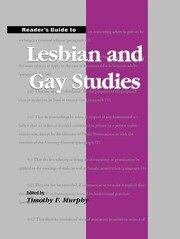Reader's Guide to Lesbian and Gay Studies book cover