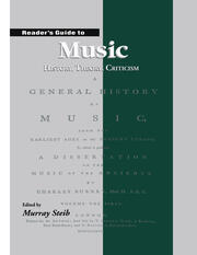 Reader's Guide to Music: History, Theory and Criticism book cover