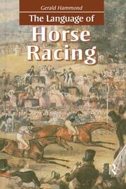 The Language of Horse Racing book cover