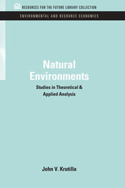 Natural Environments: Studies in Theoretical & Applied Analysis book cover