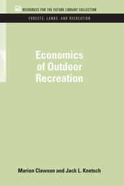 Economics of Outdoor Recreation book cover