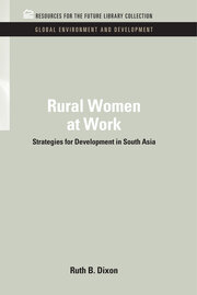 Rural Women at Work: Strategies for Development in South Asia book cover