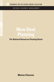 New Deal Planning: The National Resources Planning Board book cover