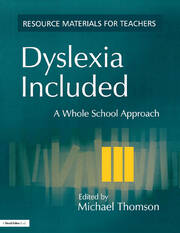 Dyslexia Included: A Whole School Approach book cover