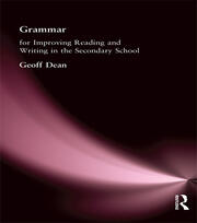 Grammar for Improving Writing and Reading in Secondary School book cover