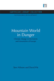 Mountain World in Danger: Climate change in the forests and mountains of Europe book cover