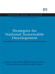 Strategies for National Sustainable Development: A handbook for their planning and implementation book cover