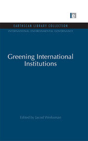 Greening International Institutions book cover