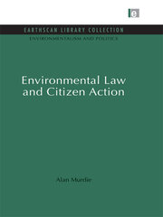Environmental Law and Citizen Action book cover