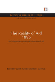 The Reality of Aid 1996: An independent review of international aid book cover