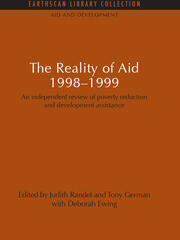 The Reality of Aid 1998-1999: An independent review of poverty reduction and development assistance book cover