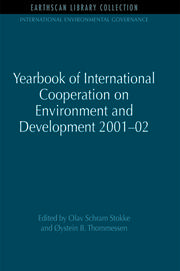 Yearbook of International Cooperation on Environment and Development 2001-02 book cover