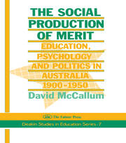 The Social Production Of Merit book cover
