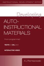 Developing Auto-instructional Materials book cover