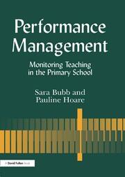 Performance Management: Monitoring Teaching in the Primary School book cover