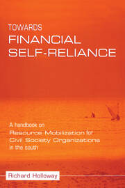 Towards Financial Self-reliance: A Handbook of Approaches to Resource Mobilization for Citizens' Organizations book cover