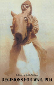 Decisions For War, 1914 book cover