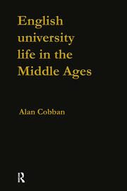 English University Life in the Middle Ages book cover