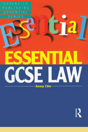 Essential GCSE Law book cover