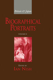 Britain and Japan Vol II: Biographical Portraits book cover
