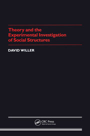 Theory Experimental Investigation of Social Structures book cover