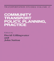 Community Transport: Policy, Planning and Practice book cover
