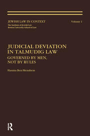 Judicial Deviation In Talmudic Law book cover