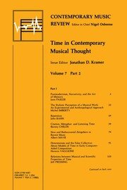 Time in Contemporary Musical Thought book cover