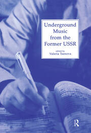 Underground Music from the Former USSR book cover