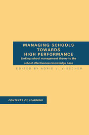 Managing Schools Towards High Performance book cover