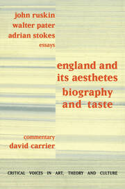 England and its Aesthetes: Biography and Taste book cover