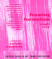 Framing Formalism: Riegl's Work book cover