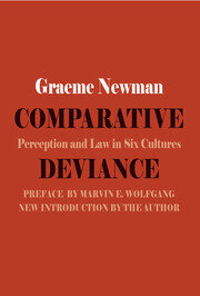 Comparative Deviance: Perception and Law in Six Cultures book cover