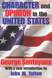 Character and Opinion in the United States book cover