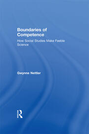 Boundaries of Competence: Knowing the Social with Science book cover