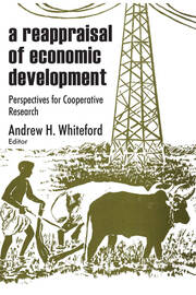 A Reappraisal of Economic Development: Perspectives for Cooperative Research book cover