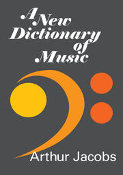 A New Dictionary of Music book cover