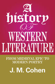 A History of Western Literature: From Medieval Epic to Modern Poetry book cover