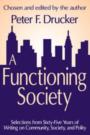 A Functioning Society: Community, Society, and Polity in the Twentieth Century book cover
