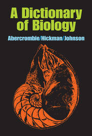 A Dictionary of Biology book cover