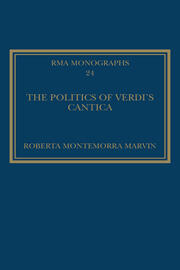 The Politics of Verdi's Cantica book cover
