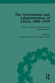 The Government and Administration of Africa, 1880–1939 Vol 5 book cover
