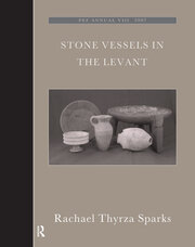Stone Vessels in the Levant book cover