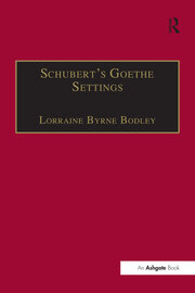Schubert's Goethe Settings book cover