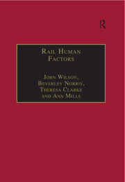 Rail Human Factors: Supporting the Integrated Railway book cover