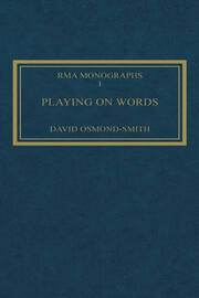 Playing on Words: A Guide to Luciano Berio's Sinfonia book cover