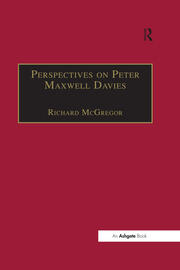 Perspectives on Peter Maxwell Davies book cover