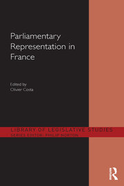 Parliamentary Representation in France book cover